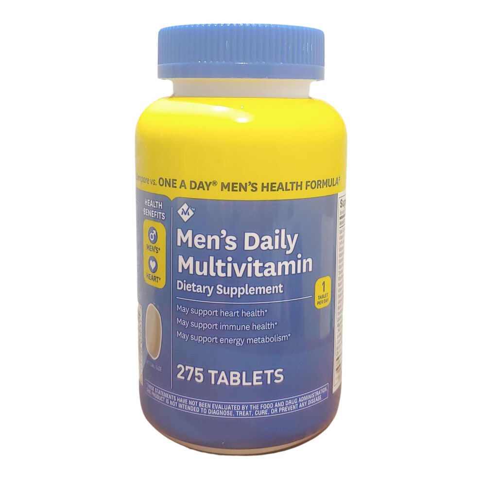 Member's Mark Men's Daily Multivitamin/Multimineral, 275 Tablets