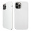 White iPhone 12 Pro Max Silicone Case with Magnetic Ring for MagSafe Wireless Charging 3
