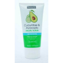 Beauty Formulas Face Scrub Cucumber & Avocado 150ml All Skin Types