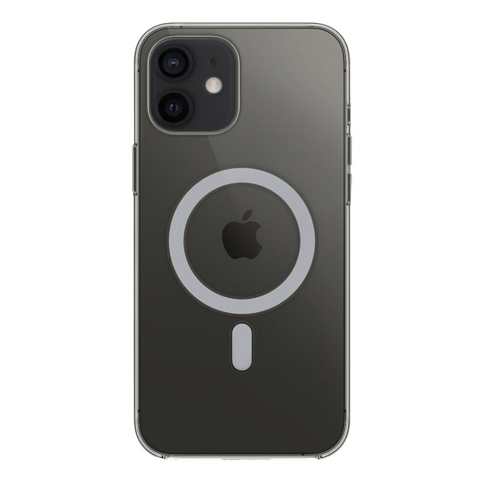 Iphone 12 Case With Magnetic Ring For Magsafe Wireless Charging Clear 5055459313527