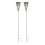 LIVIVO 2 x Solar 5 Bright LED Silhouette Garden Decorative Stake Light Lamp 2