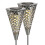 LIVIVO 2 x Solar 5 Bright LED Silhouette Garden Decorative Stake Light Lamp 3