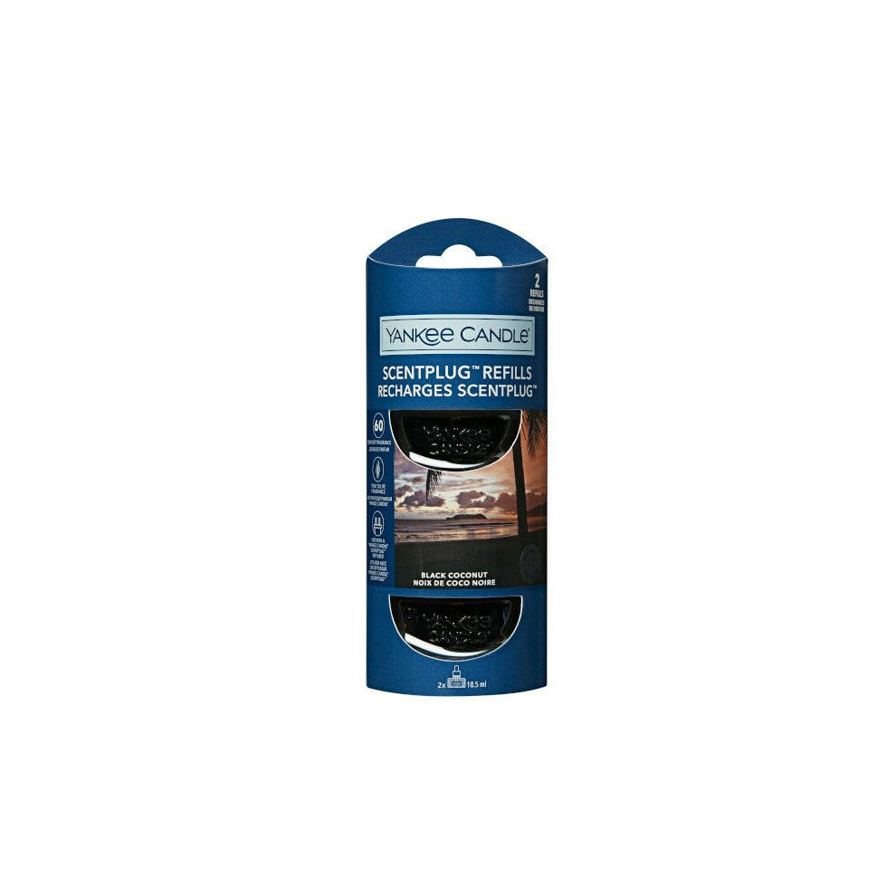 Yankee Candle Scent Plug Twin Pack Fragrance Refills - Black Coconut