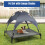 Costway Large Raised Dog Bed Puppy Pet Cot Elevated Tent Removeable Canopy 7