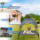 Costway Large Raised Dog Bed Puppy Pet Cot Elevated Tent Removeable Canopy 3