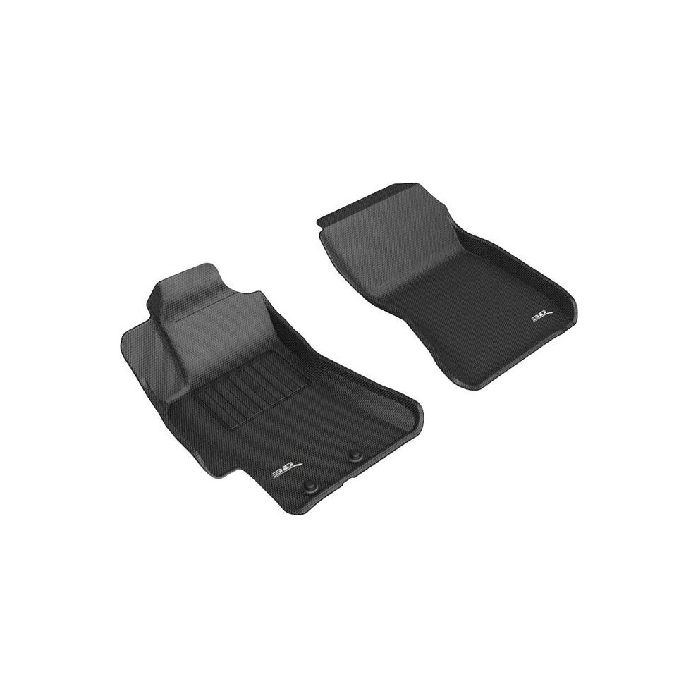3D Maxpider L1sb02511509 Floor Mats For 2008-2011 Subaru Impreza, Impreza Wrx, 2008-2014 Impreza Wrx Sti Kagu, - R1 Black 190204047762