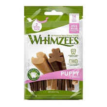 WHIMZEES Puppy Natural Dental Dog Chews Long Lasting, XS/S - 14 Pieces