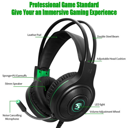 Gaming Headset 7.1 Stereo Professional Earphones PS4 2