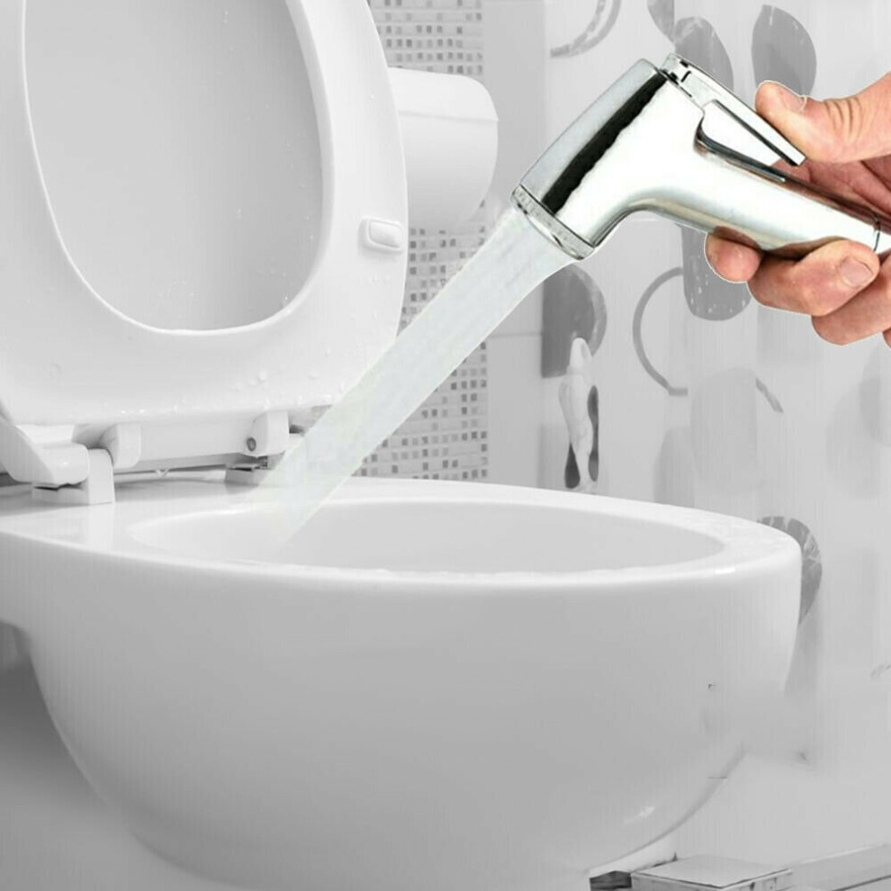 (Sprayer) Handheld Douche Bidet Toilet Spray Shattaf Hygienic Shower Bathroom Abs Kit 7371875205535