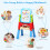 Costway Kids Double Sided Easel Magnetic Drawing Chalkboard Whiteboard 6