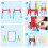 Costway Kids Double Sided Easel Magnetic Drawing Chalkboard Whiteboard 9