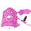 Pink Fetish Mask with Gag 9