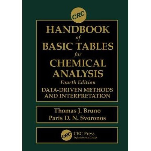 CRC Handbook of Basic Tables for Chemical Analysis