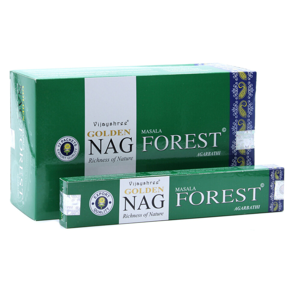Ancient Wisdom 15G Nag - Forest Scented Incense Sticks Goldnci-09 Aw Golden