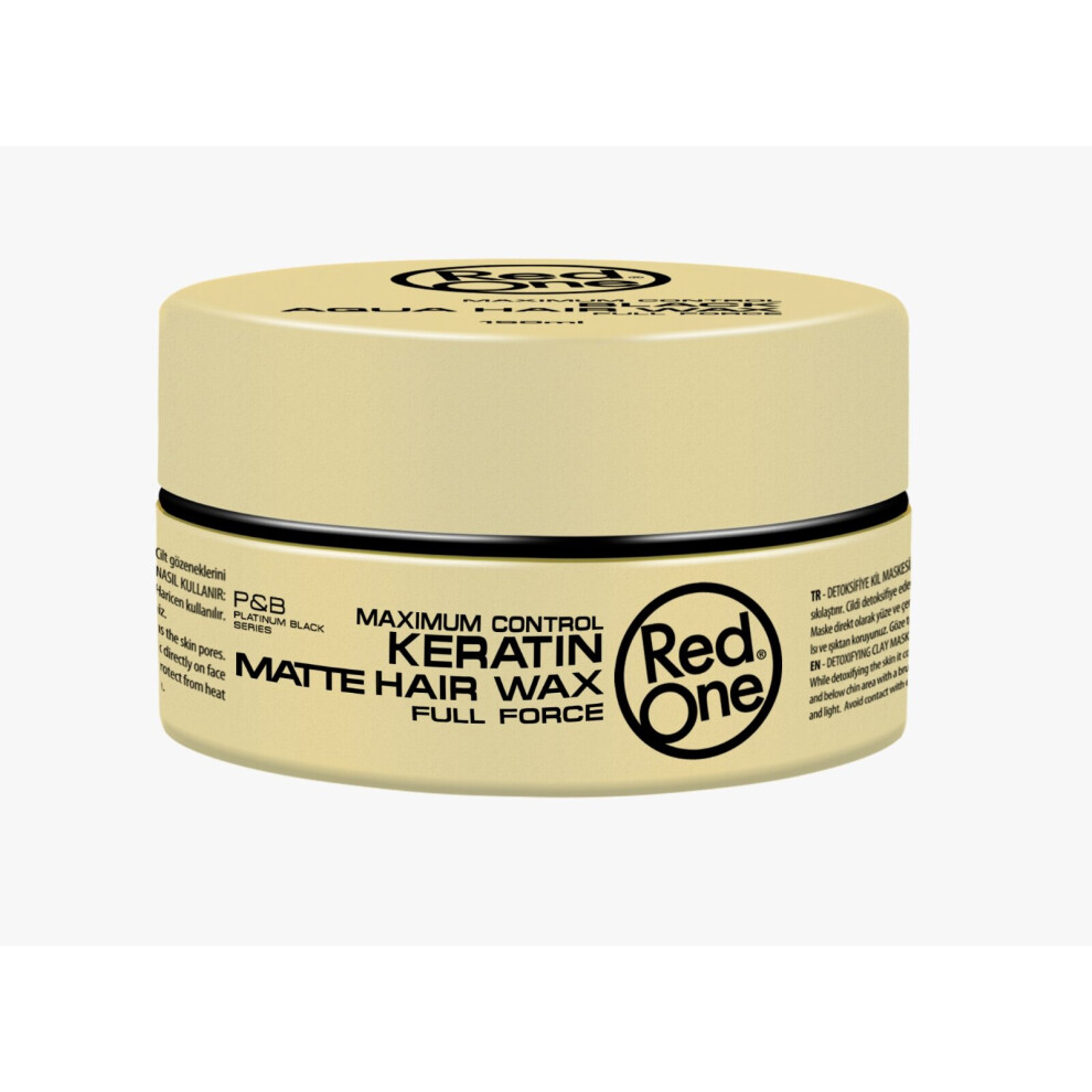 RedOne Keratin Matte Hair Wax Full Force 150ml