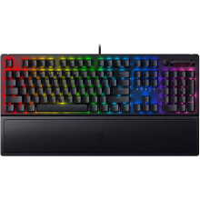 Razer BlackWidow V3 Mechanical Gaming Keyboard: Green Mechanical Switches - Tactile & Clicky - Chroma RGB Lighting - Compact Form Factor