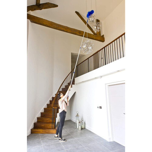 3.47 Metre 136 Extra Long Reach Extendable Duster Telescopic Handle 2