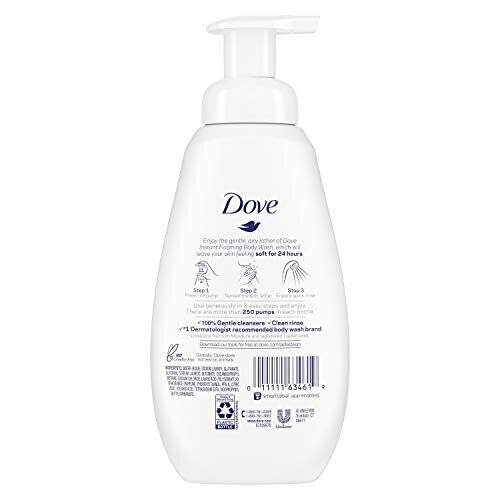 Dove Dove, Φουσκώδες Σώμα Γελούν, Νιτροφορώντας, 13,5 fl oz (400 ml) 1