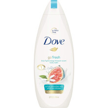 Dove Go Fresh Body Wash 100% Gentle Cleansers, Sulfate Free Blue Fig and Orange Blossom Effectively Washes Away Bacteria While Nourishing Your Skin 22