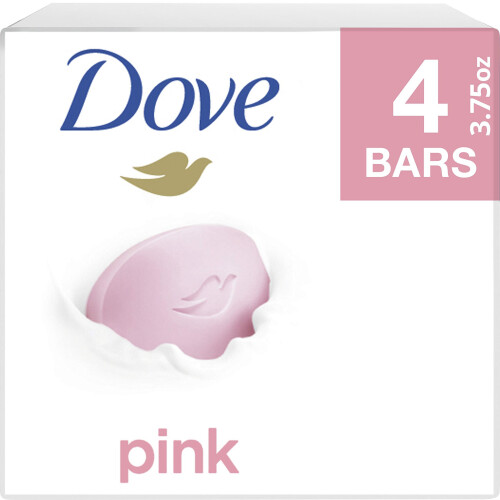 Dove Dove, Ομορφιά Μπαρ Σαμπουάν με Βάθος Υγρασία, Πορτοκαλί, 4 Μπάρες, 3.75 oz (106 g) Κάθε 1