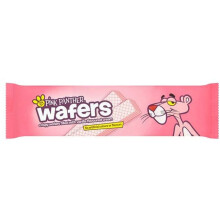 Pink Panther Wafers, Crispy Wafer Filled With Vanilla Flavoured Cream