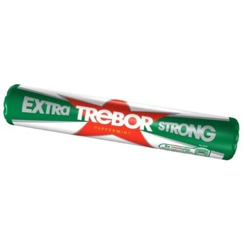 Trebor Extra Strong Peppermints Roll 41.3g (Box of 40)