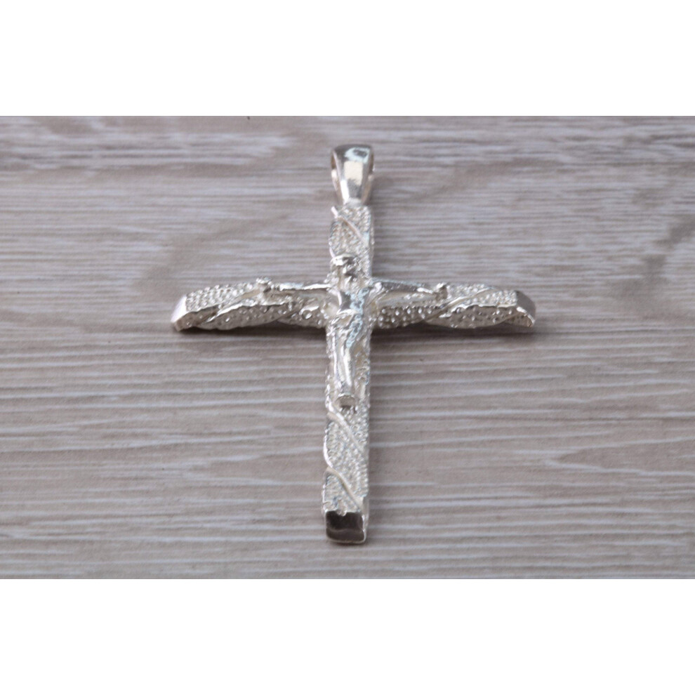 Sterling Silver Large Crucifix-image-OPC-P6M8ZYK-NEW