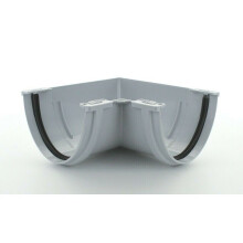 Marley Deepflow RAD10 Gutter 90 Degree Corner Angle Anthracite Grey