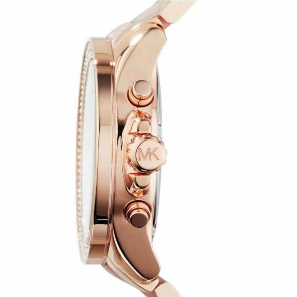 MICHAEL KORS MK6096 WREN CRYSTAL ROSE GOLD LADIES WATCH on OnBuy