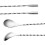 (Black) Mixing spoon stainless steel bar cocktail spoon 6