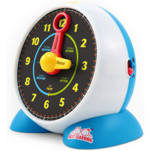 BEST LEARNING Learning Clock - Educational Talking Learn to Tell Time Light-Up Toy