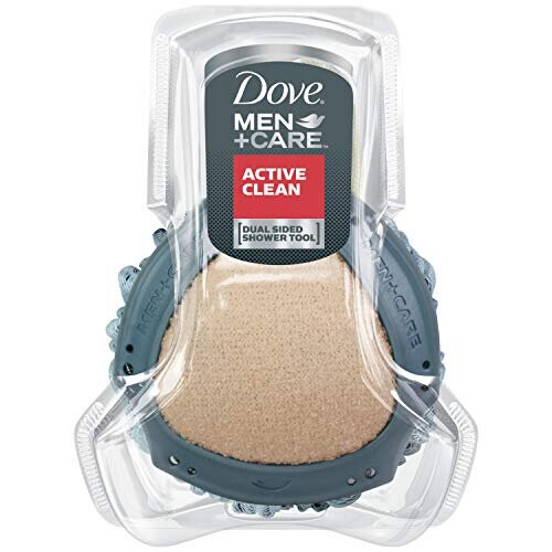Dove Dove Men+Care Dual Sided Shower Tool, Active Clean 1 Count