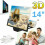 (Black) 14" Mobile Phone Screen Magnifier 3D HD Video Amplifier Folding Stand Bracket UK 5