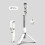 (White) Telescopic Selfie Stick Bluetooth Tripod Monopod Phone Holder For iPhone XR 11 11