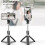 (White) Telescopic Selfie Stick Bluetooth Tripod Monopod Phone Holder For iPhone XR 11 3