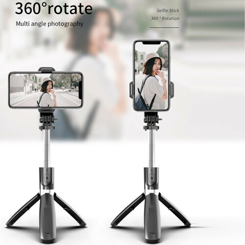(White) Telescopic Selfie Stick Bluetooth Tripod Monopod Phone Holder For iPhone XR 11 2