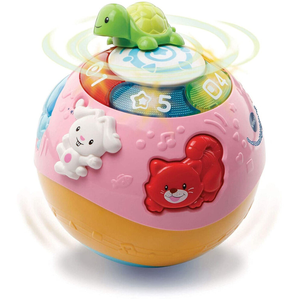 Vtech (Pink) Crawl & Learn Baby Activity Ball, Baby Play Centre, Educational Baby Musical Toy Pink