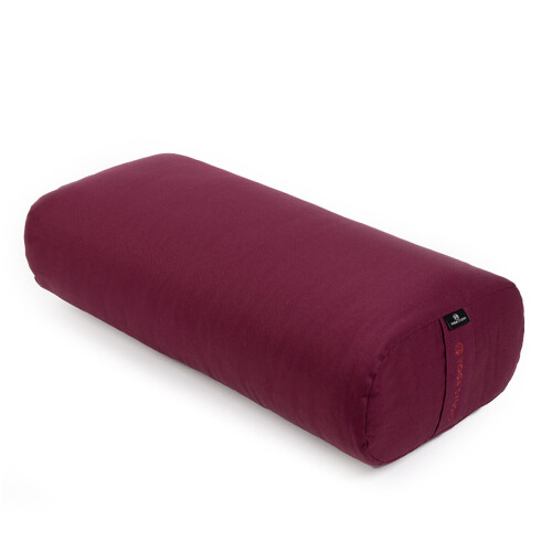 (Burgundy) Yoga Studio EU Rectangular Lightweight Bolster