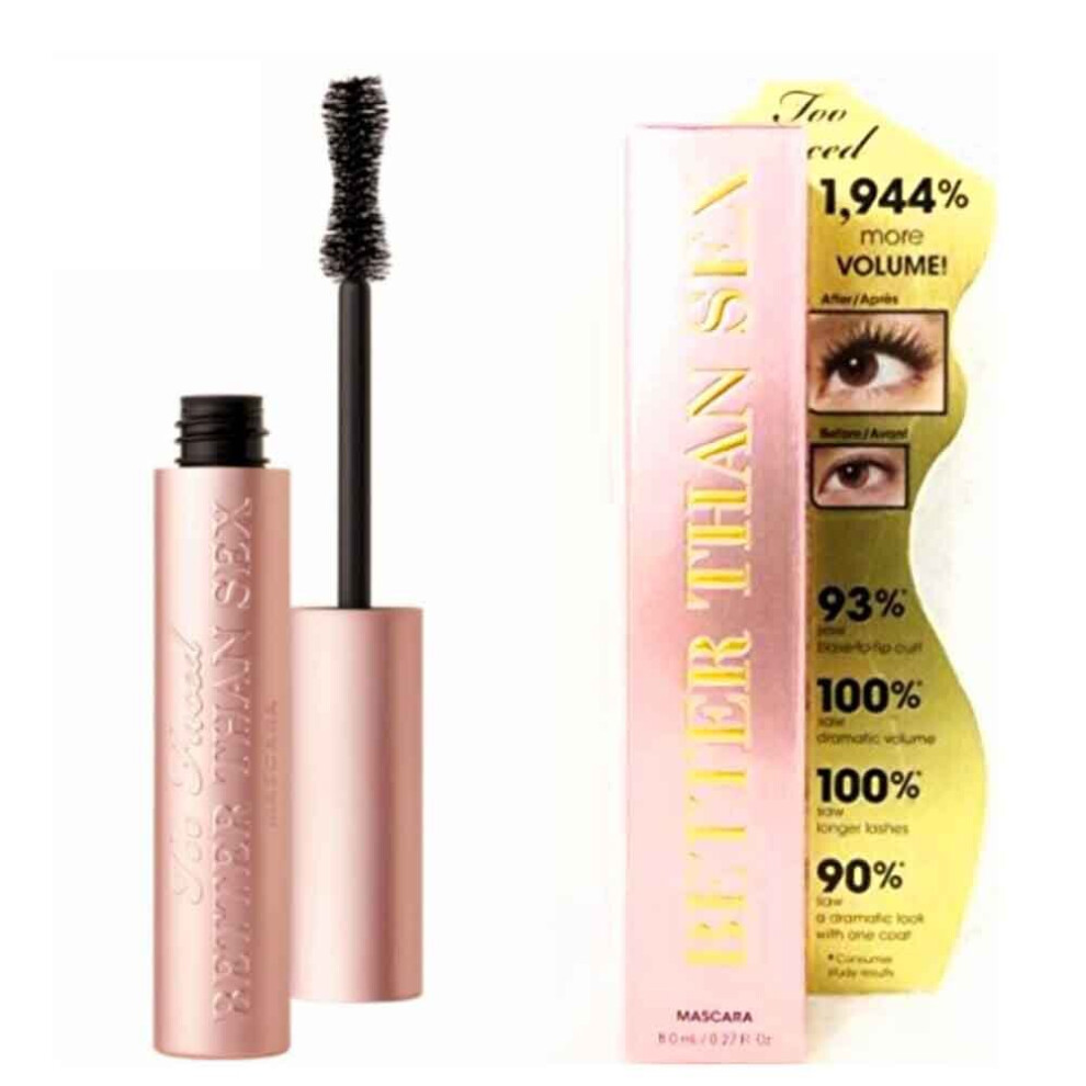 Too Faced Better Than Sex Black Mascara - 8ml