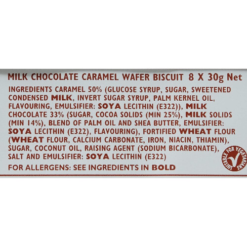 Tunnock's Milk Chocolate Coated Caramel Wafer Biscuit, 240g on OnBuy