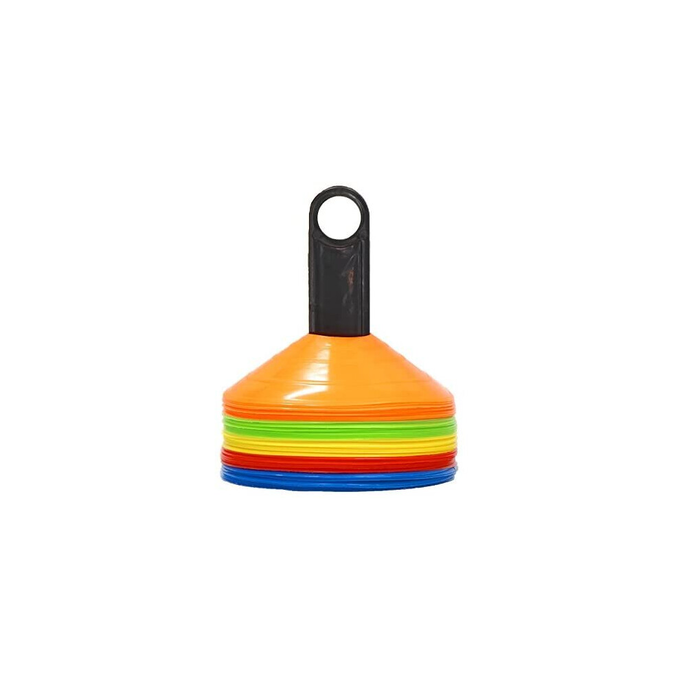 Sab Mcr Ltd Sab Mcr 50 Sports Marker Cones With Stand Training Agility Fitness