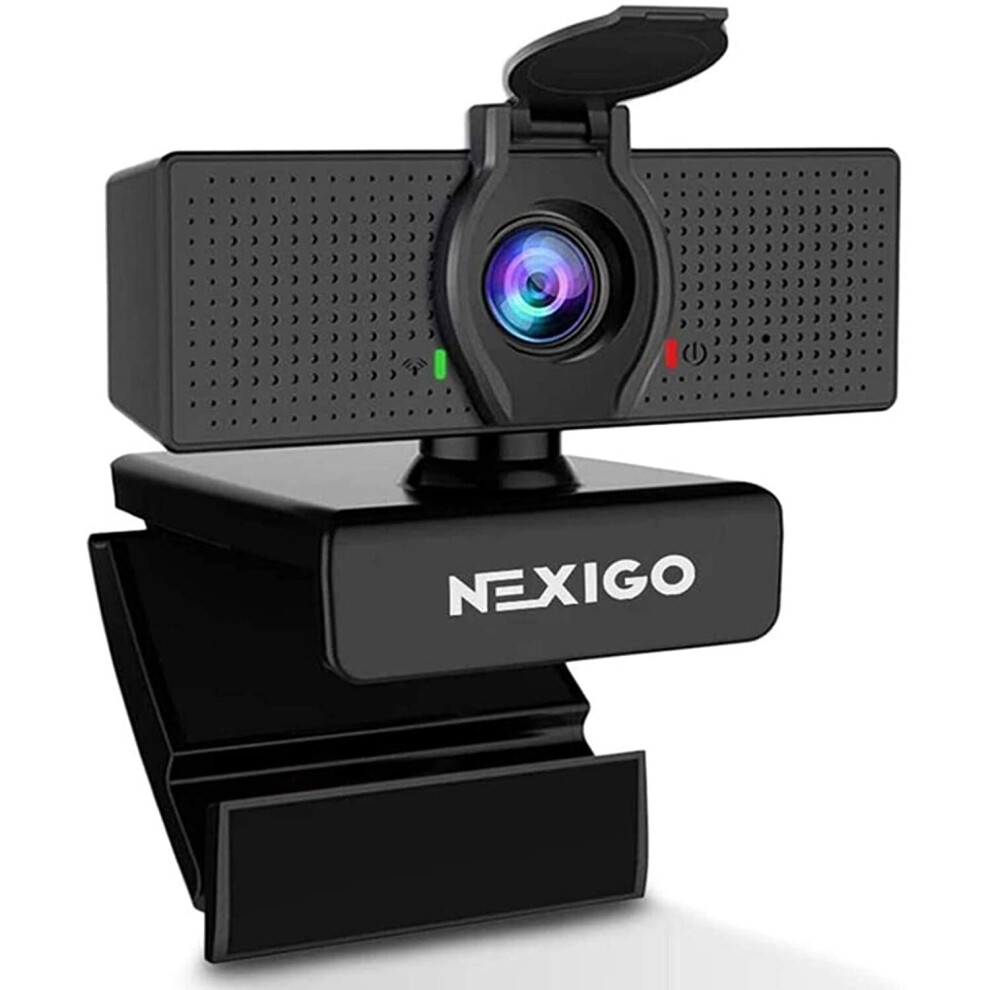 1080P Web Camera, HD Webcam with Microphone & Privacy Cover, 2021 NexiGo N60 USB Computer Camera, 110-degree Wide Angle, Plug and Play