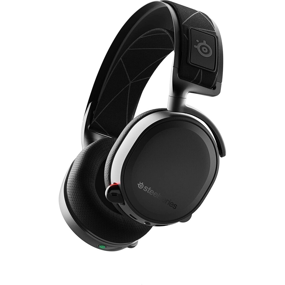 SteelSeries Arctis 7 - Lossless Wireless Gaming Headset with DTS Headphone: X v2.0 Surround - For PC and PlayStation 4 - Black