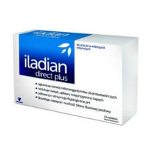 Iladian Direct Plus Vaginal Tablets – 10 Capsules – Relief from Infections, Itching, Odor & Dryness
