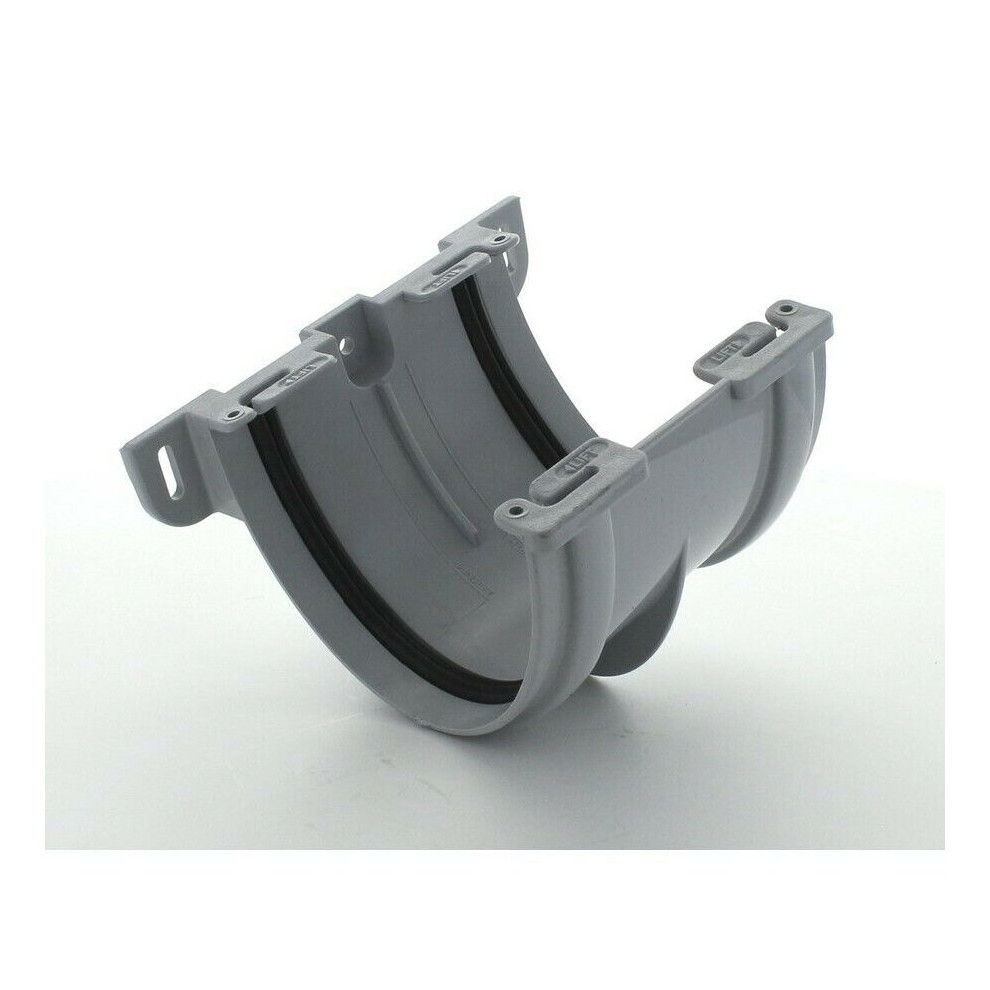 Marley Plumbing & Drainage Marley Deepflow Rud10 Gutter Union Bracket Joiner Connector Grey
