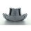 Marley Deepflow RAD20 Gutter 45 / 135 Deg Corner Angle Anth grey 1
