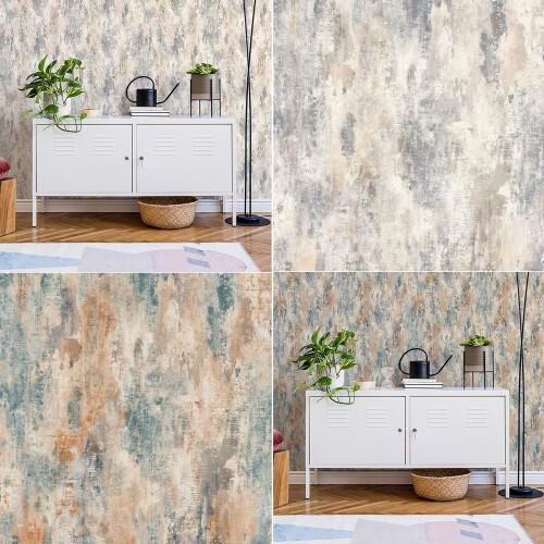 Grandeco Jungle Industrial Concrete Wallpaper Paste The Wall Vinyl Textured Roll on OnBuy
