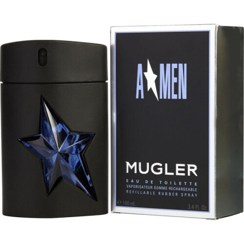 Thierry Mugler Mugler Angel Men 100ml EDT Spray In Rubber Flask