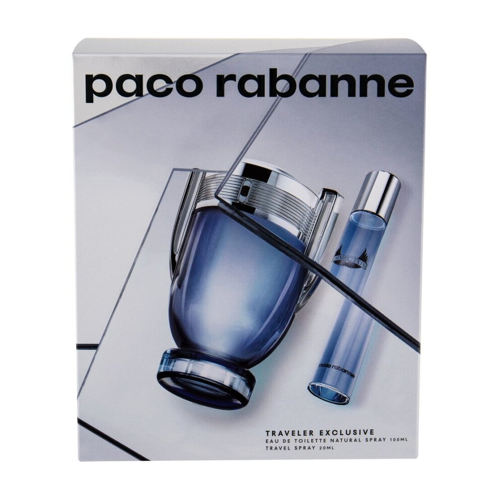 Paco Rabanne Invictus Gift Set 100ml EDT + 20ml EDT