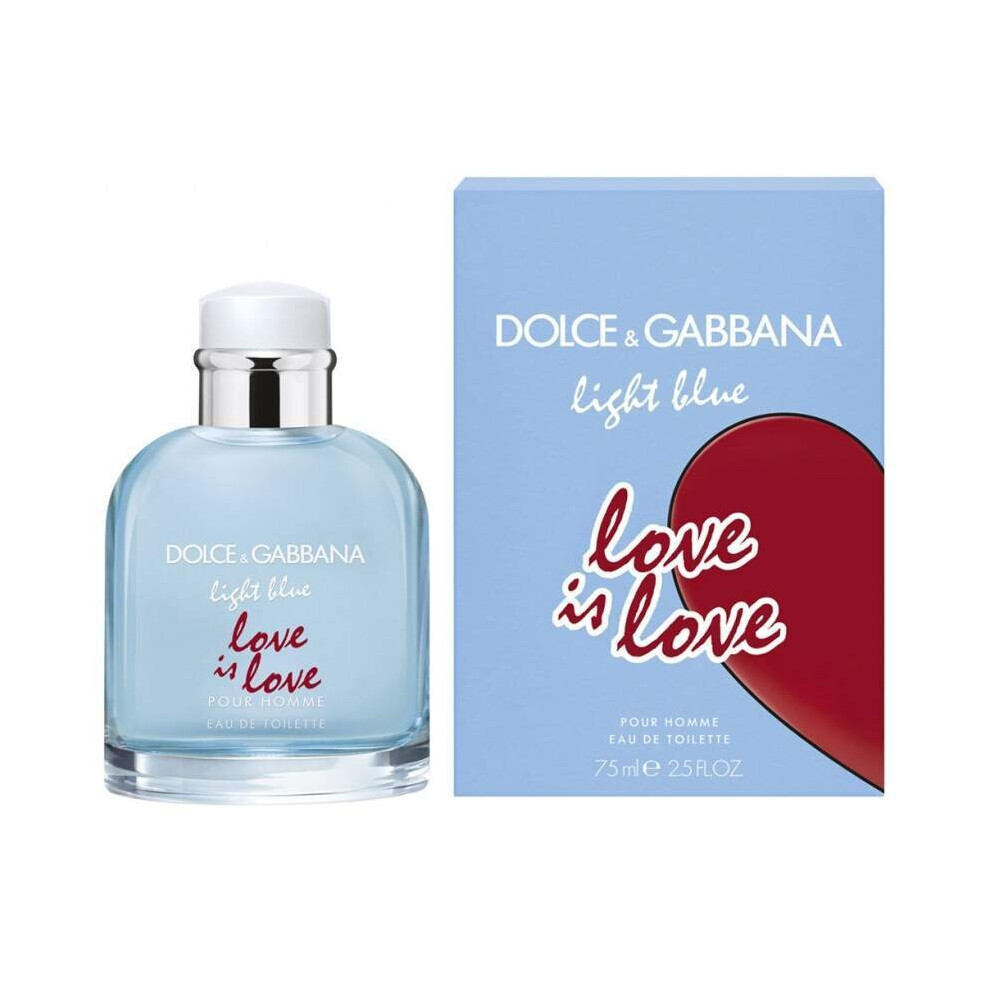 Dolce & Gabbana Light Blue Love is Love for Men Eau de Toilette 75ml Spray
